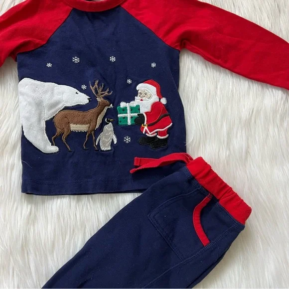 Starting Out Santa and Friends Christmas Jogger Set - Picture 2 of 2